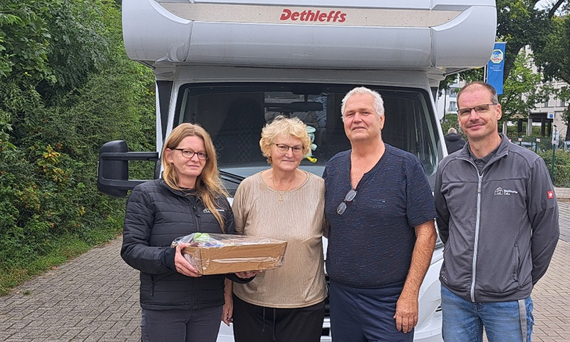 Wohnmobilstellplatz am Badeland begrüßt seinen 75.000. Gast!