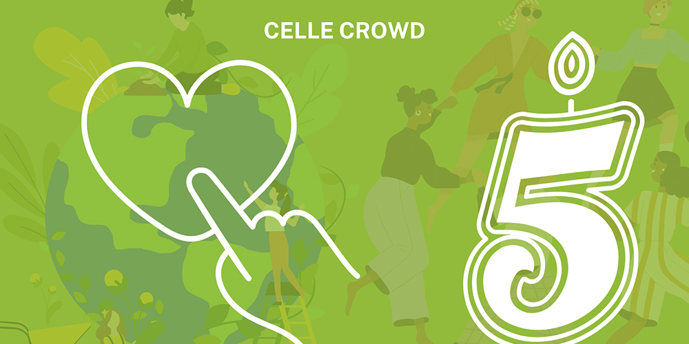Celle Crowd feiert 5. Geburtstag: Jetzt Lieblingsprojekt wählen und gewinnen!