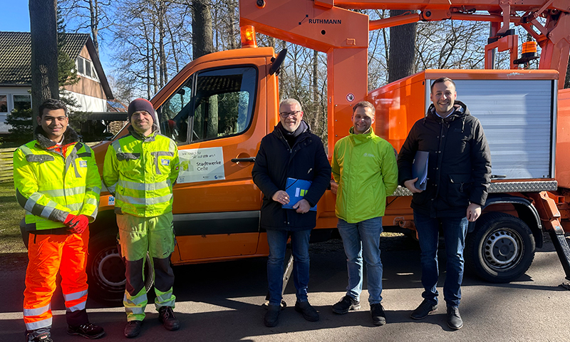 Stadtwerke Celle beginnen mit der Umrüstung der Straßenbeleuchtung auf LED