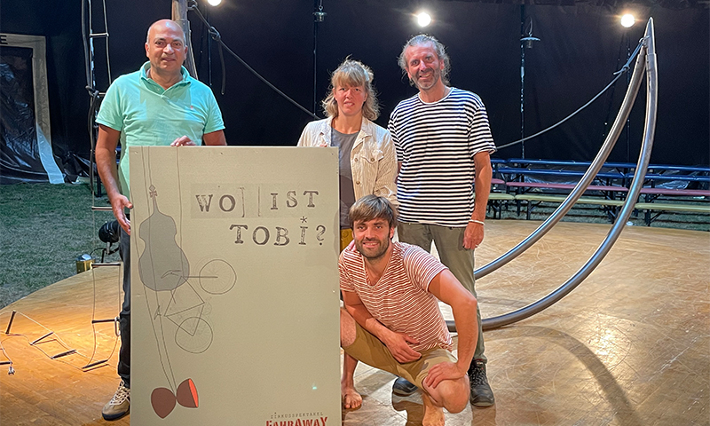 Stadtwerke Celle unterstützen den Zirkus FahrAwaY - Nouveau Cirque aus der Schweiz