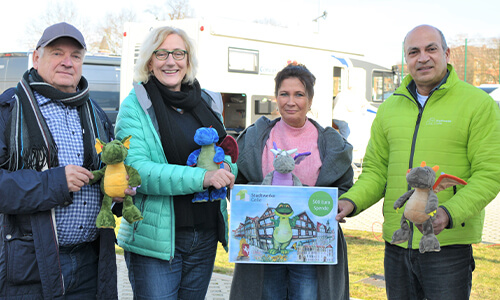 Celler Wohnmobilgäste spenden für Kinderhospizarbeit