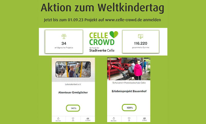 Gemeinsam für eine kindergerechte Zukunft – Stadtwerke Celle unterstützt die Initiative des VKUs zum Weltkindertag 2023!